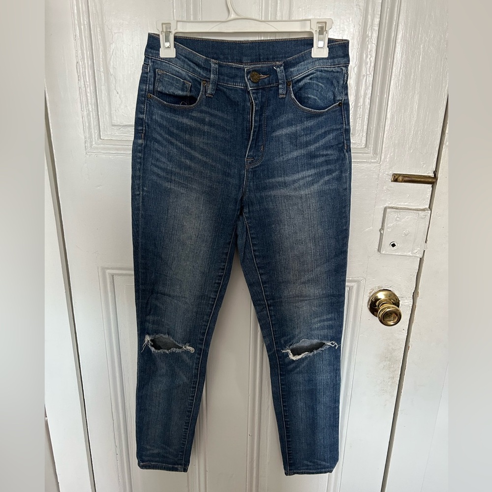 Urban Outfitters BDG Dark Blue Ripped Skinny Jeans